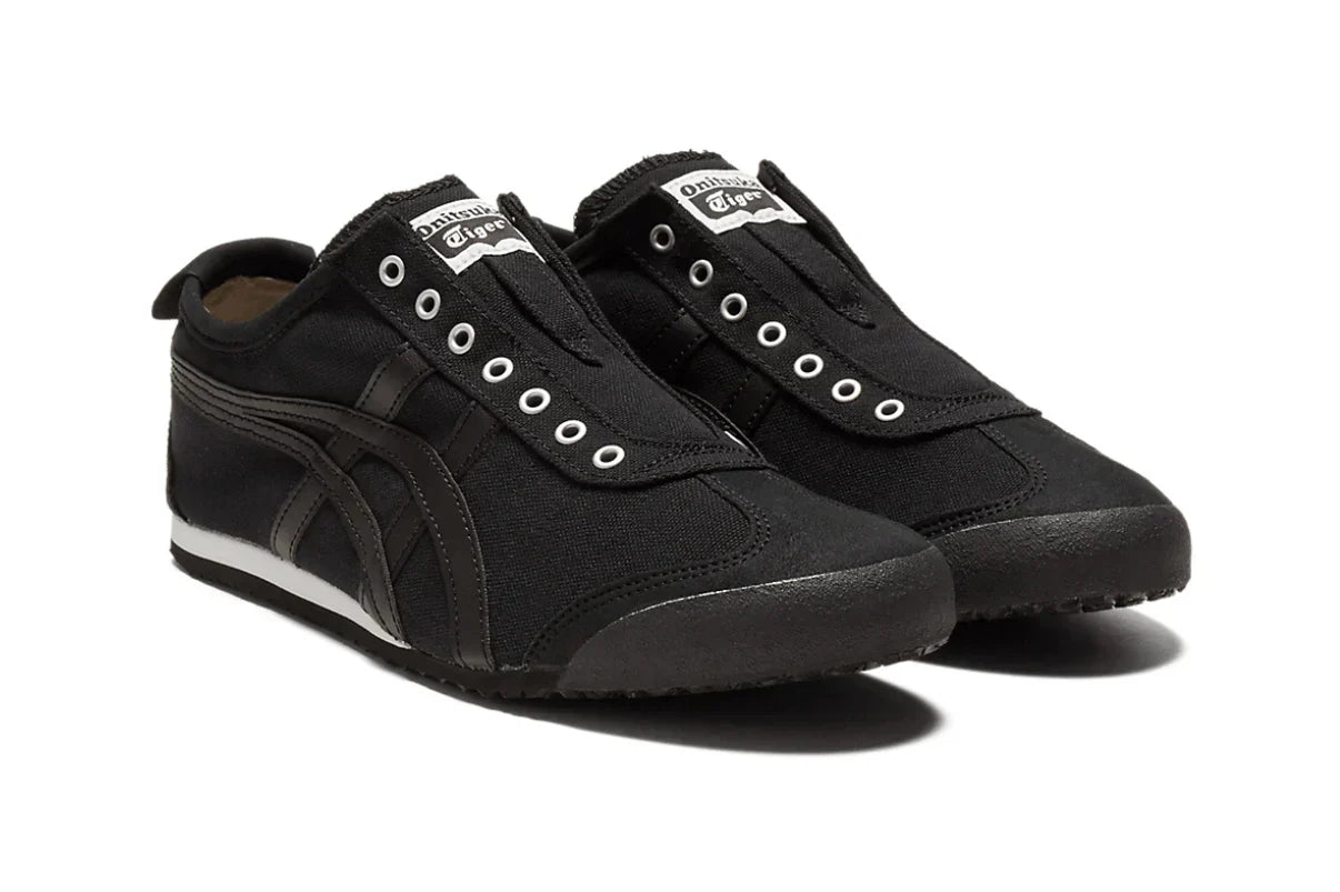Tênis Onitsuka Tiger Mexico 66 Slip-On Black Preto vista superior