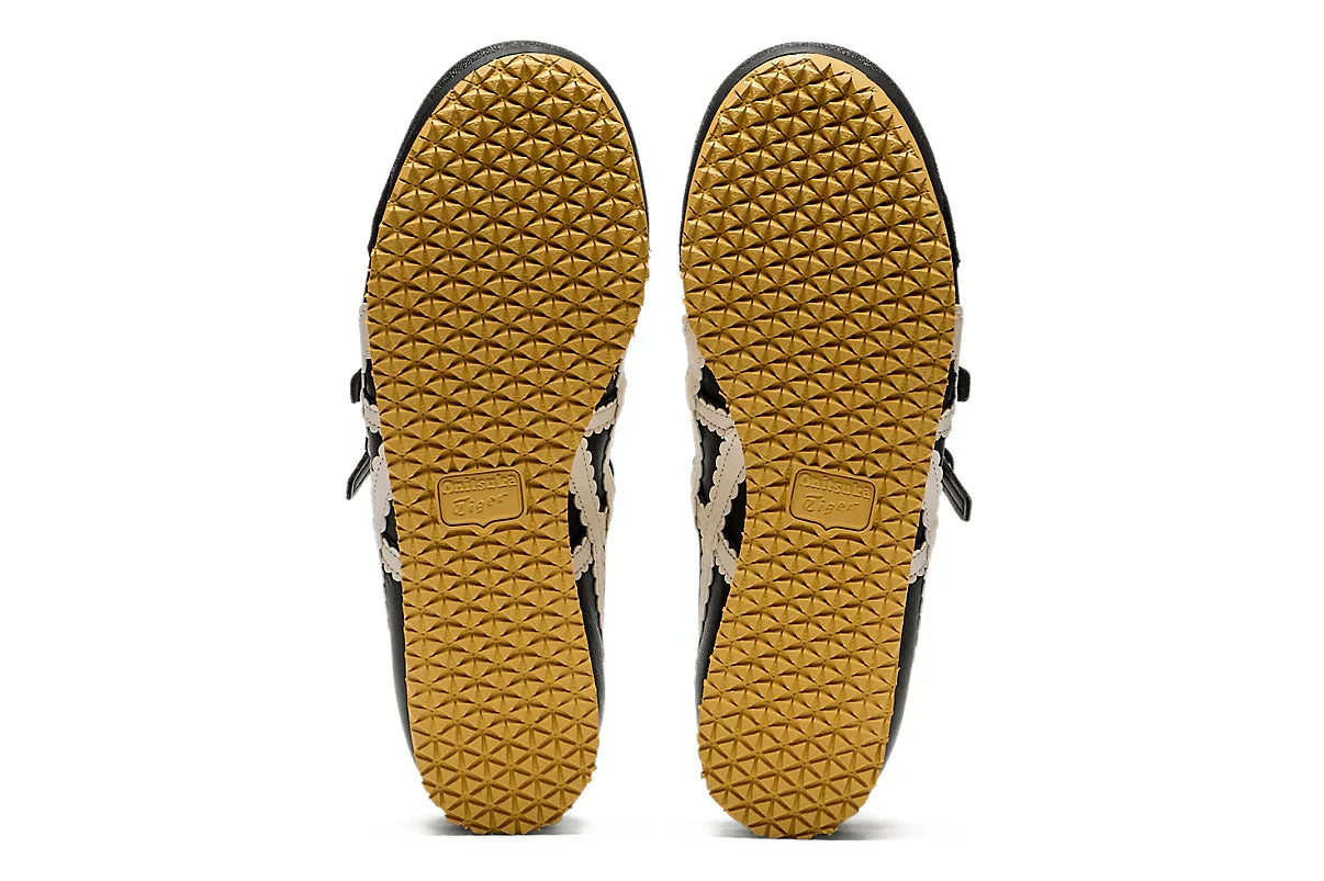 Tênis Onitsuka Tiger Mexico 66 TGRS Black/Cream Preto detalhe lateral