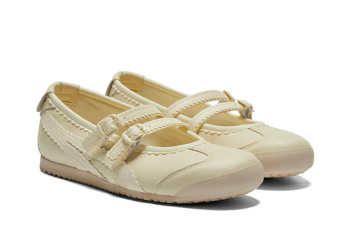 Tênis Onitsuka Tiger Mexico 66 TGRS Ivory/Cream Bege vista superior