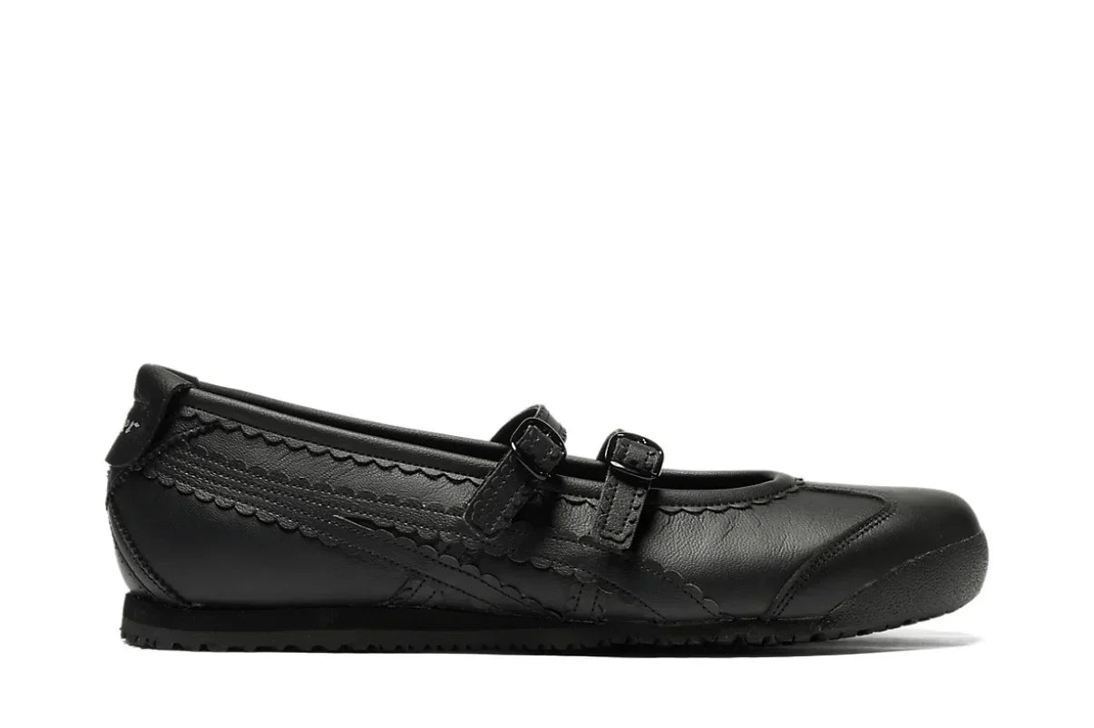 Tênis Onitsuka Tiger Mexico 66 TGRS Triple Black Preto vista superior