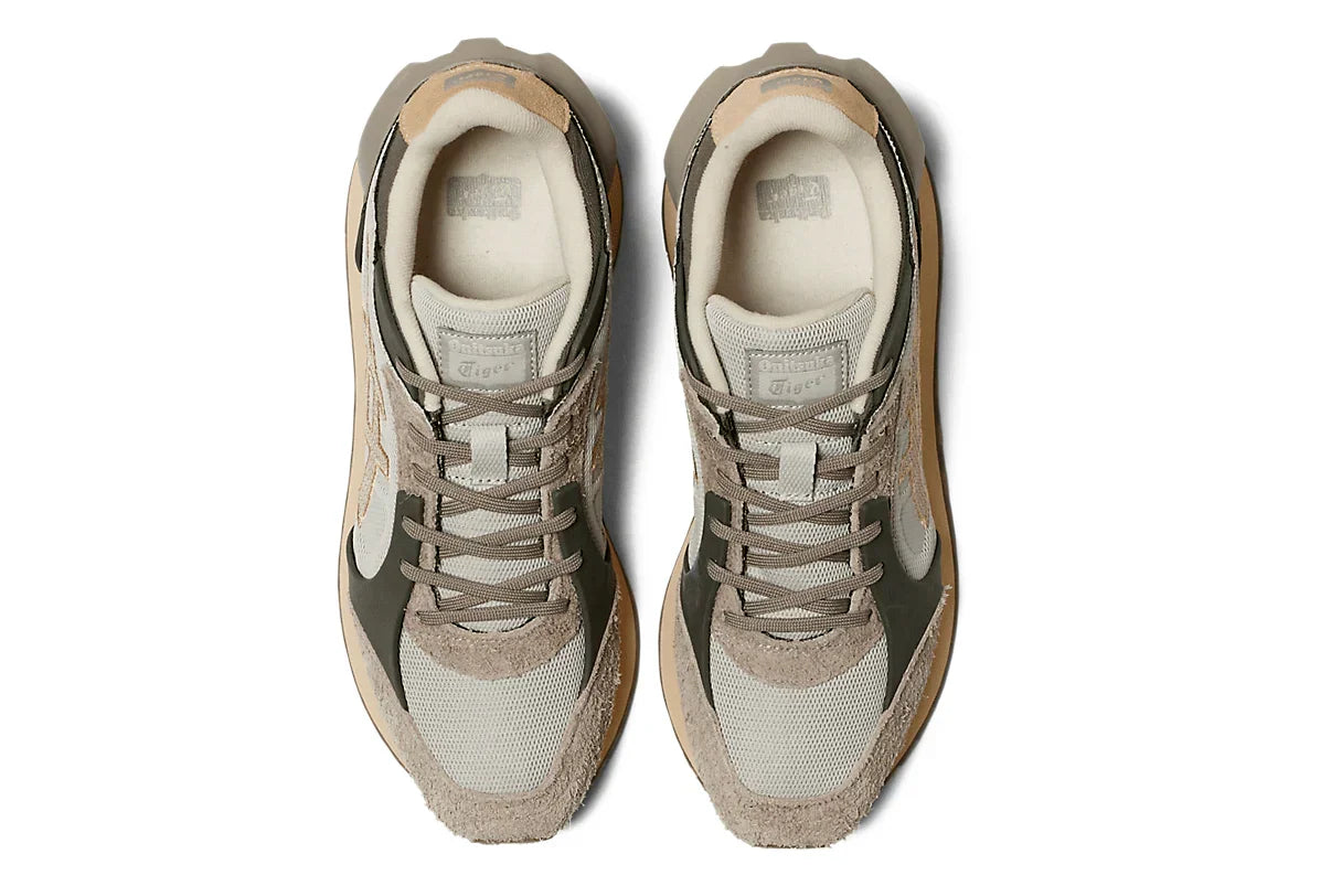 Tênis Onitsuka Tiger Moage Co Oyster Grey/Feather Grey Cinza vista traseira