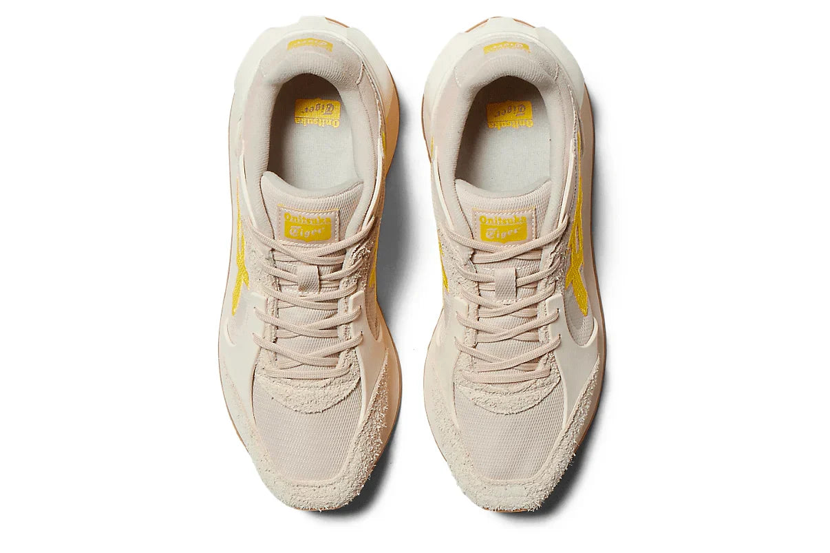 Tênis Onitsuka Tiger Moage Mineral Beige/Vibrant Yellow Bege vista traseira