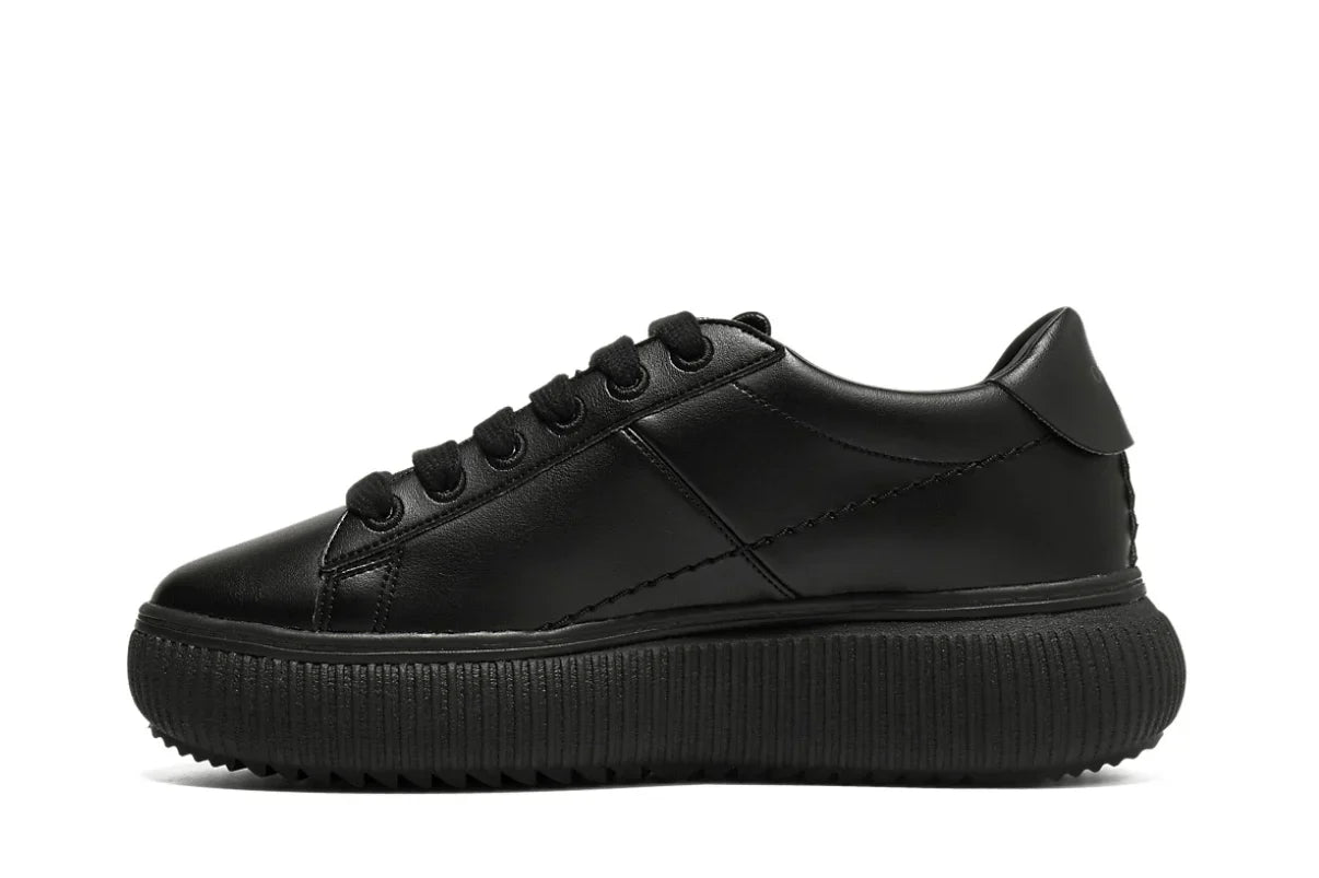 Tênis Onitsuka Tiger Otiger Court Black/Black Preto detalhe interno