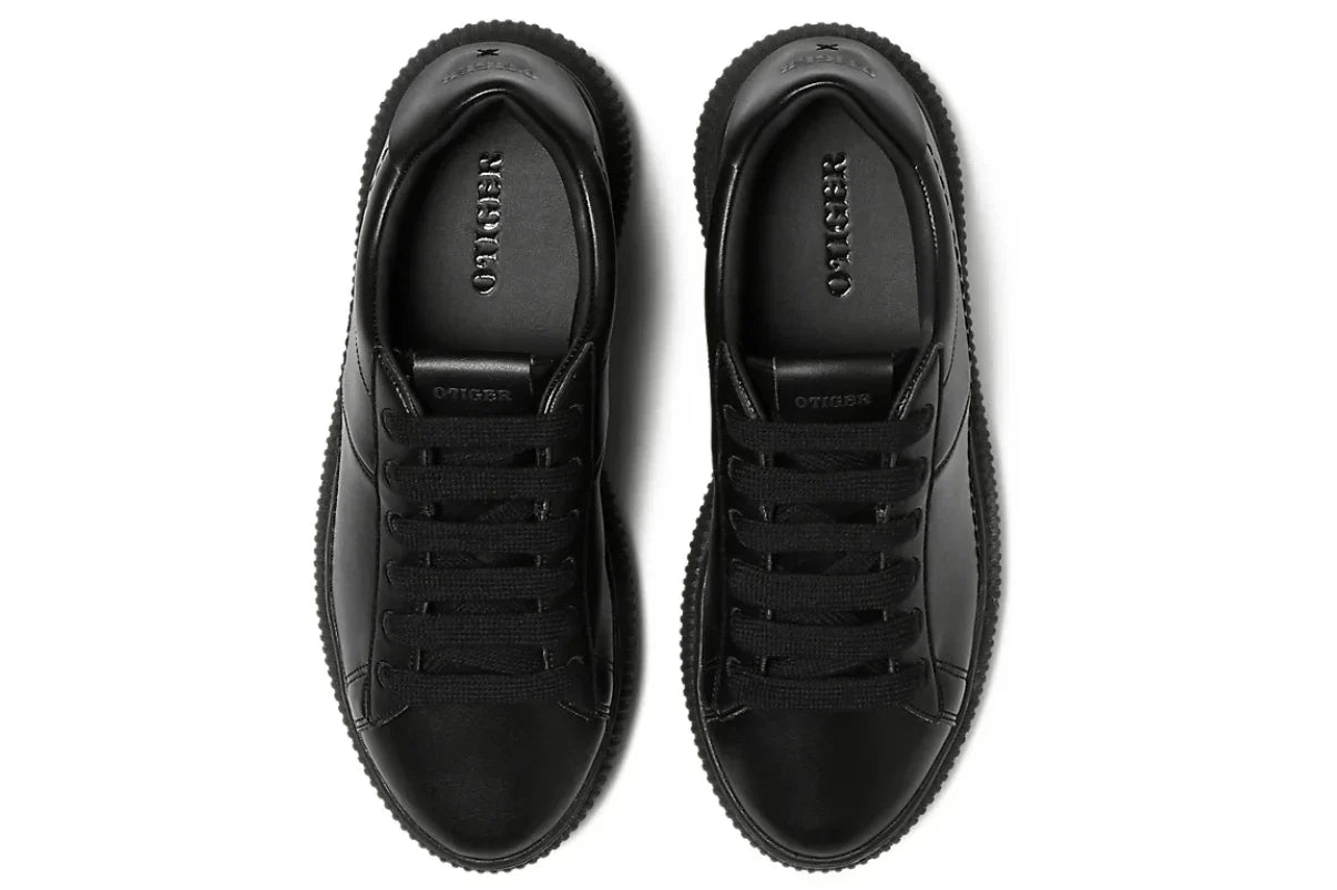 Tênis Onitsuka Tiger Otiger Court Black/Black Preto vista traseira