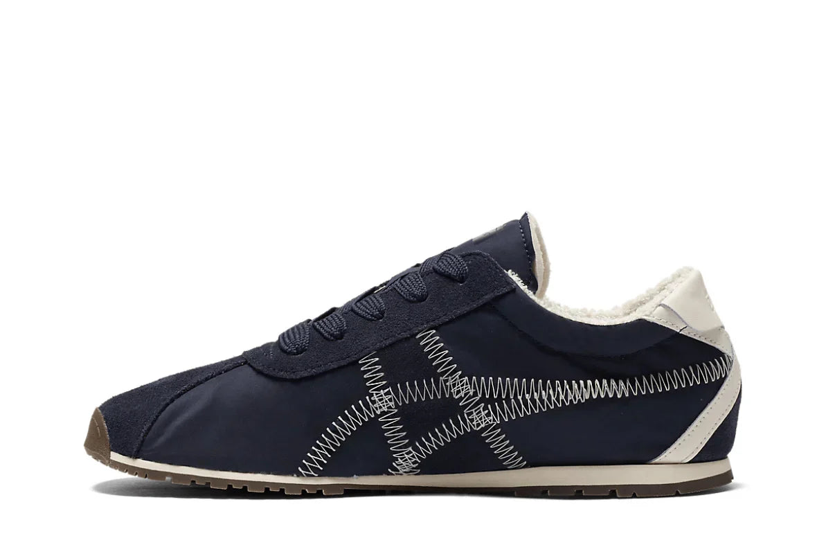 Tênis Onitsuka Tiger Tiger Corsair A55 Midnight Cream Azul vista superior