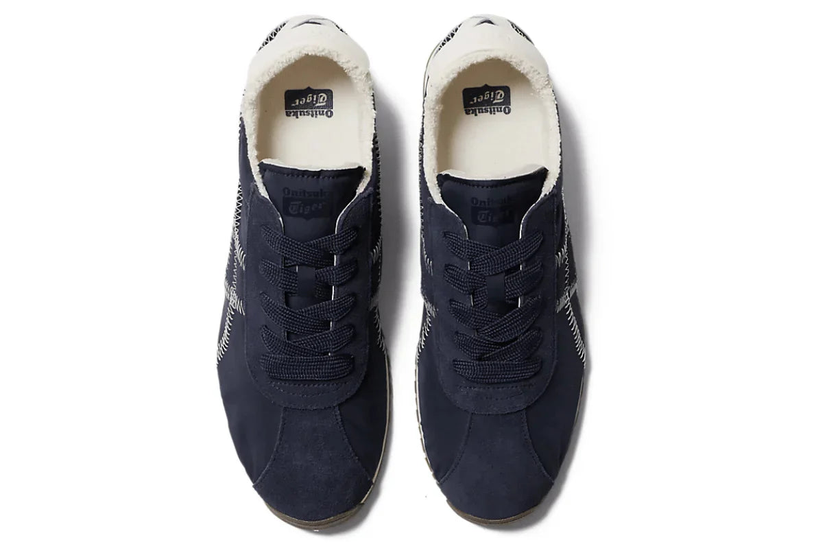 Tênis Onitsuka Tiger Tiger Corsair A55 Midnight Cream Azul vista adicional