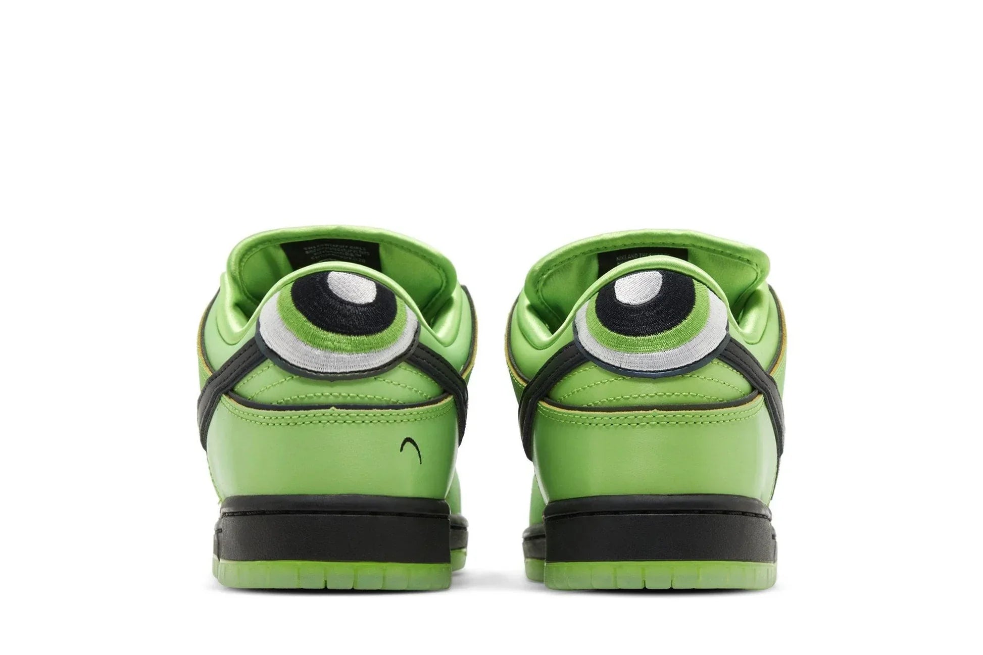 Tênis Nike SB Dunk Low The Powerpuff Girl Buttercup detalhe do solado