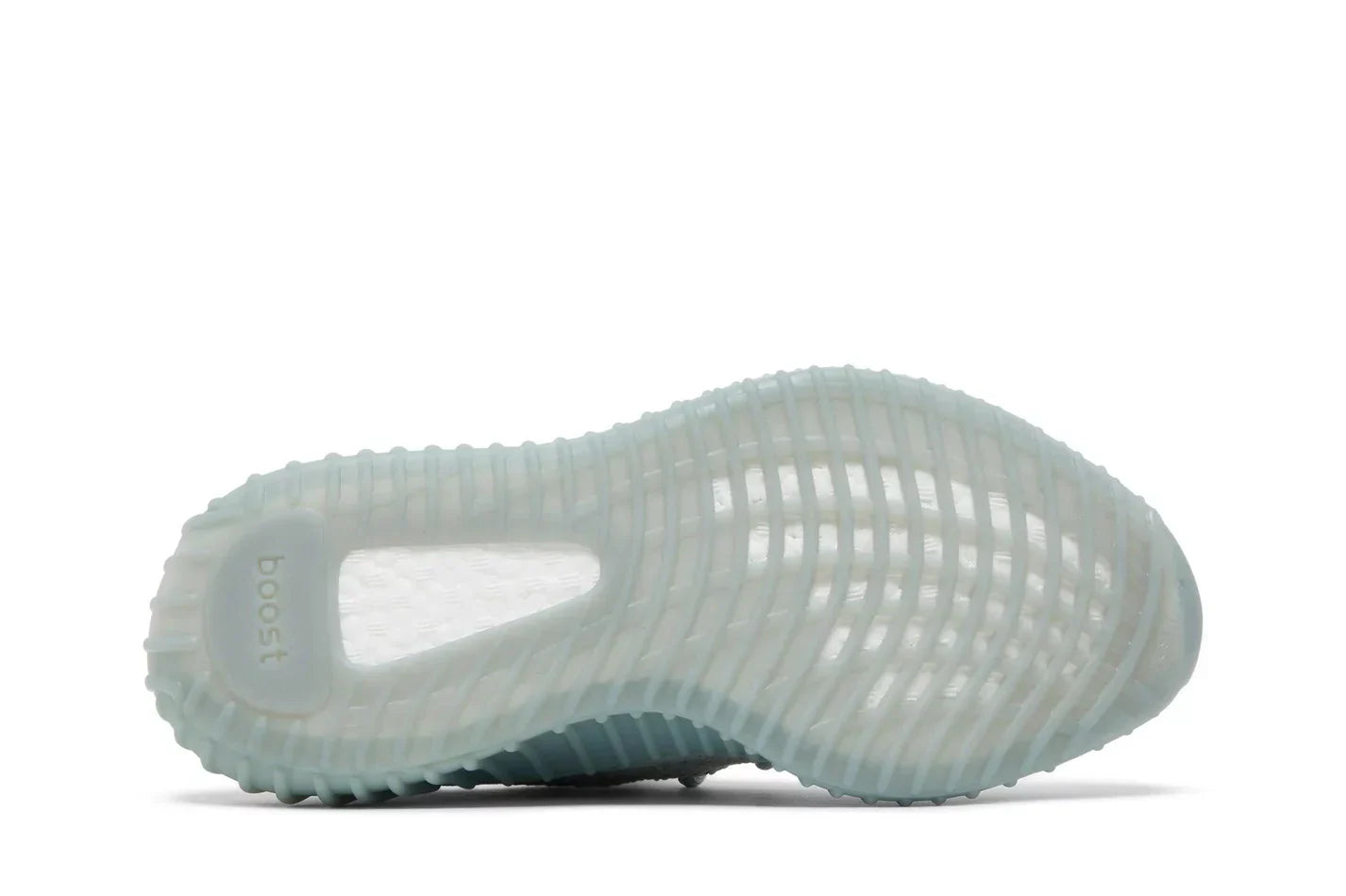 Tênis Yeezy Boost 350 V2 Salt Verde vista traseira