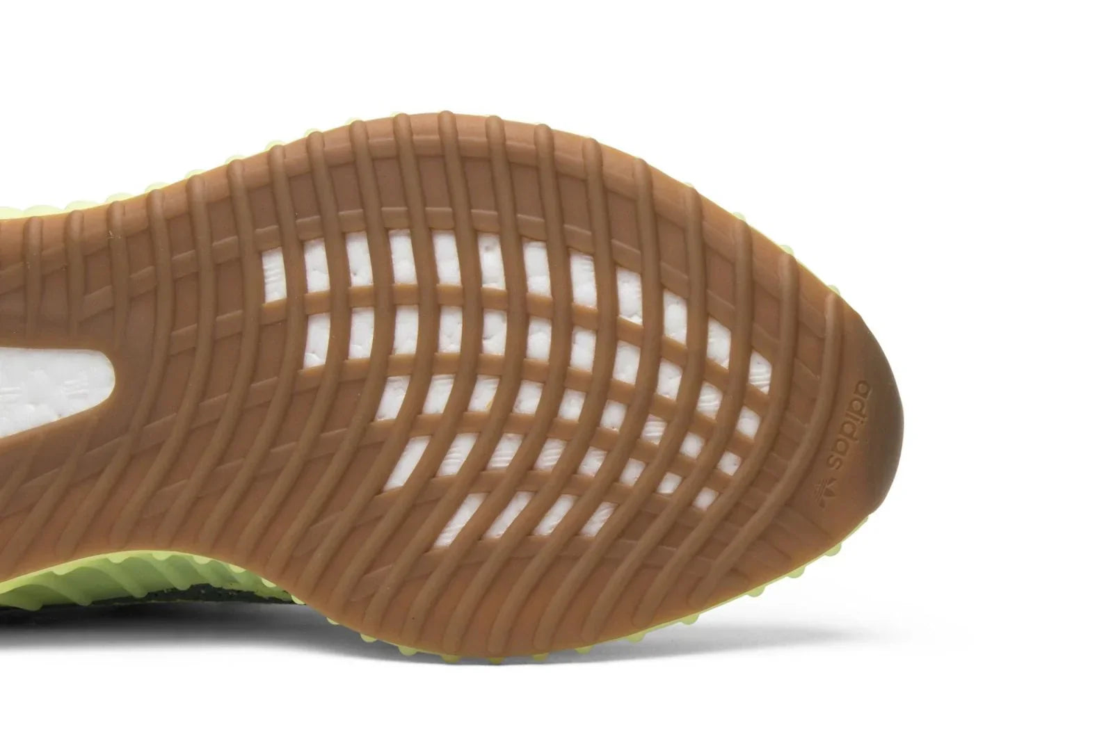 Tênis Adidas Yeezy Boost 350 V2 Semi Frozen Yellow detalhe lateral