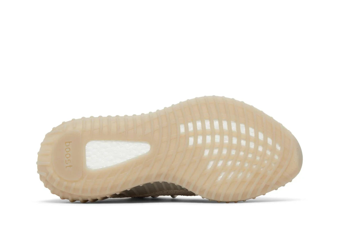 Tênis Yeezy Boost 350 V2 Slate Bege detalhe lateral