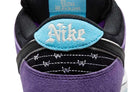 Tênis Nike SB Dunk Low Pro x Hayley Wilson Black and Court Purple Roxo vista superior