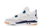 Tênis Air Jordan 4 x Retro SP Navy Branco detalhe lateral
