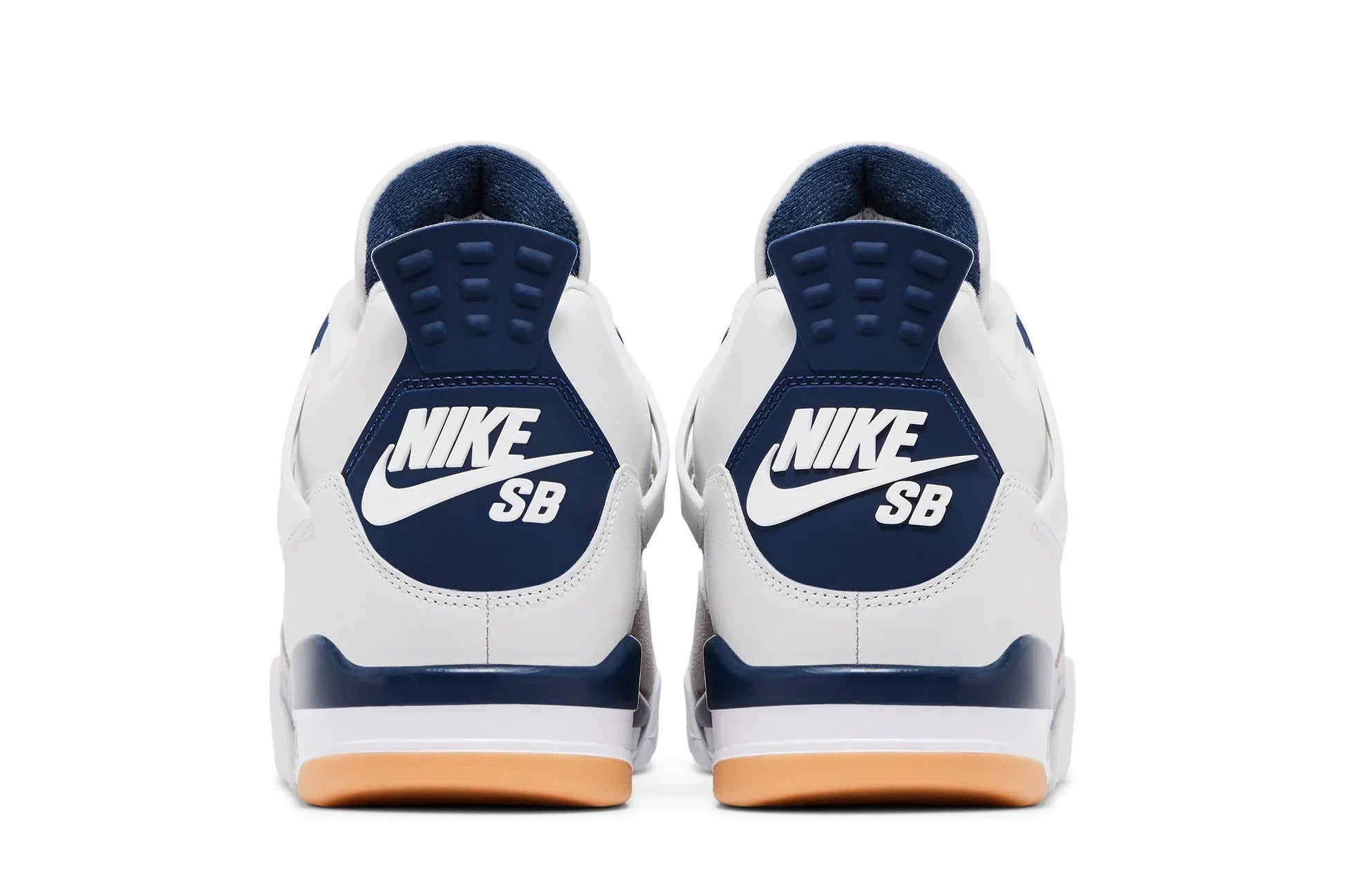 Tênis Air Jordan 4 x Retro SP Navy Branco detalhe do solado