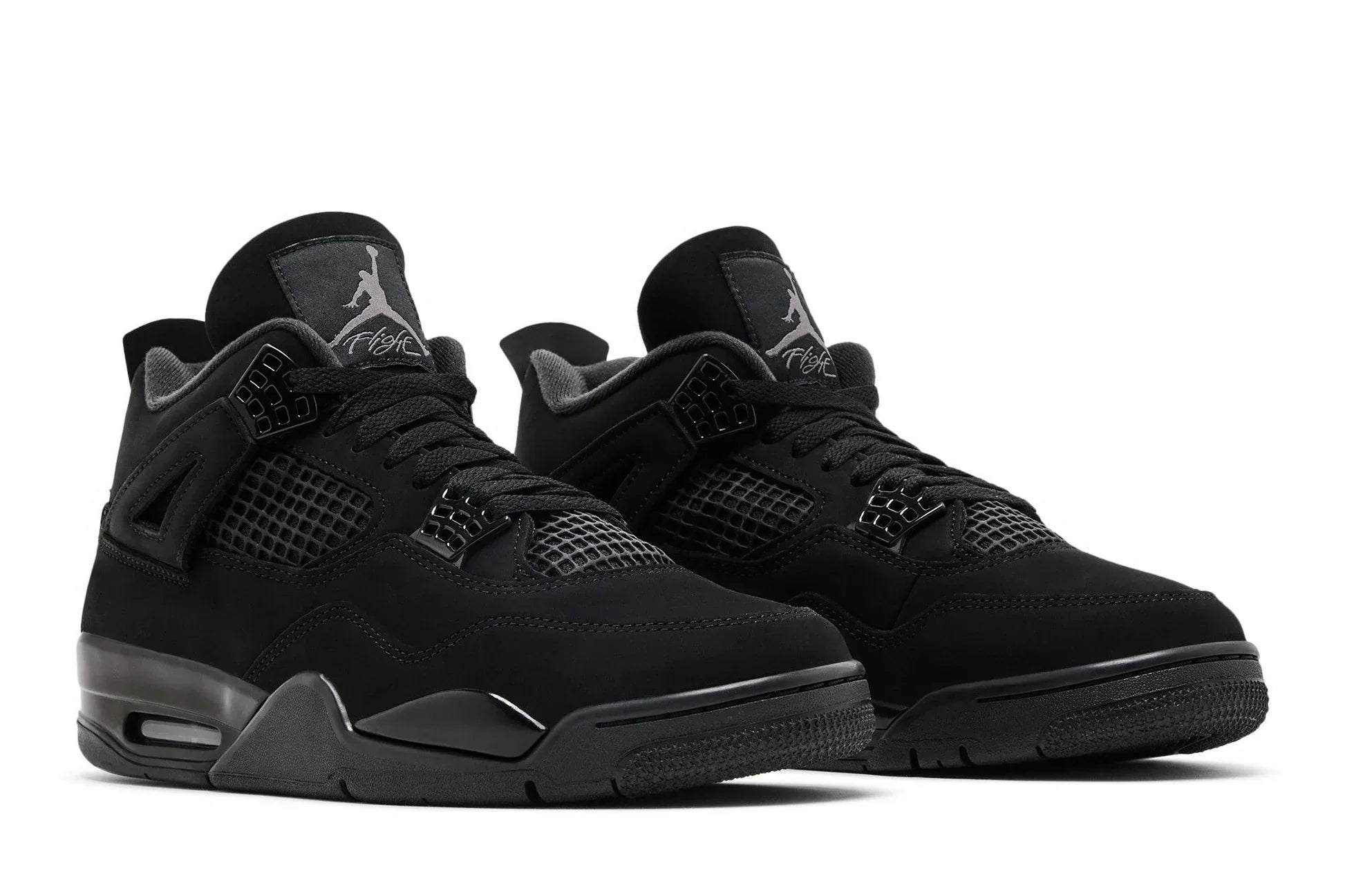 Tênis Air Jordan 4 Retro Black Cat Preto vista superior