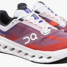 Tênis On Running CloudSurfer Next 1 White Red Purple detalhe do solado