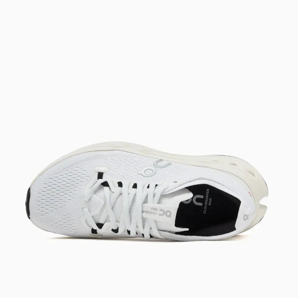 Tênis On Running Cloudsurfer Max Triple White detalhe do material