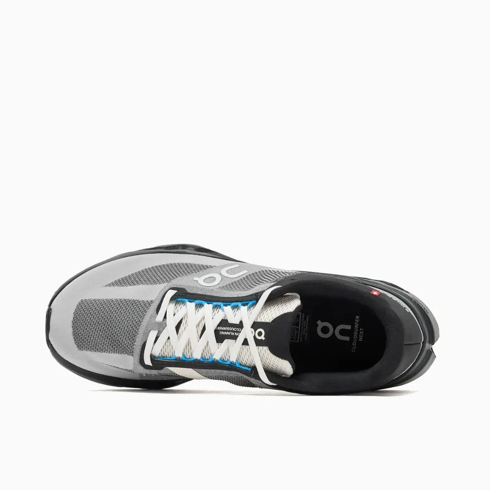 Tênis On Running Cloudsurfer Next Lumos Black Beige detalhe do material