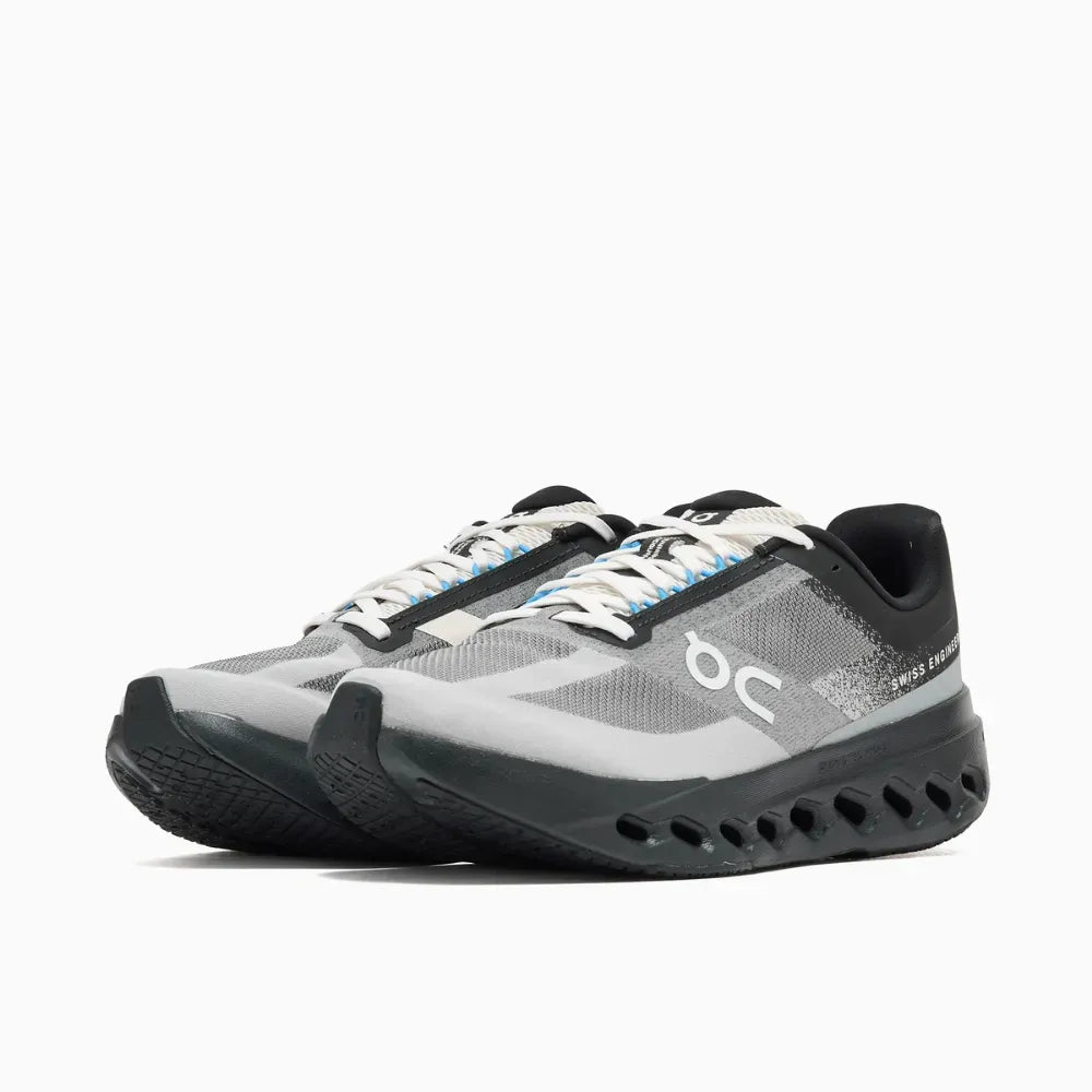 Tênis On Running Cloudsurfer Next Lumos Black Beige vista superior