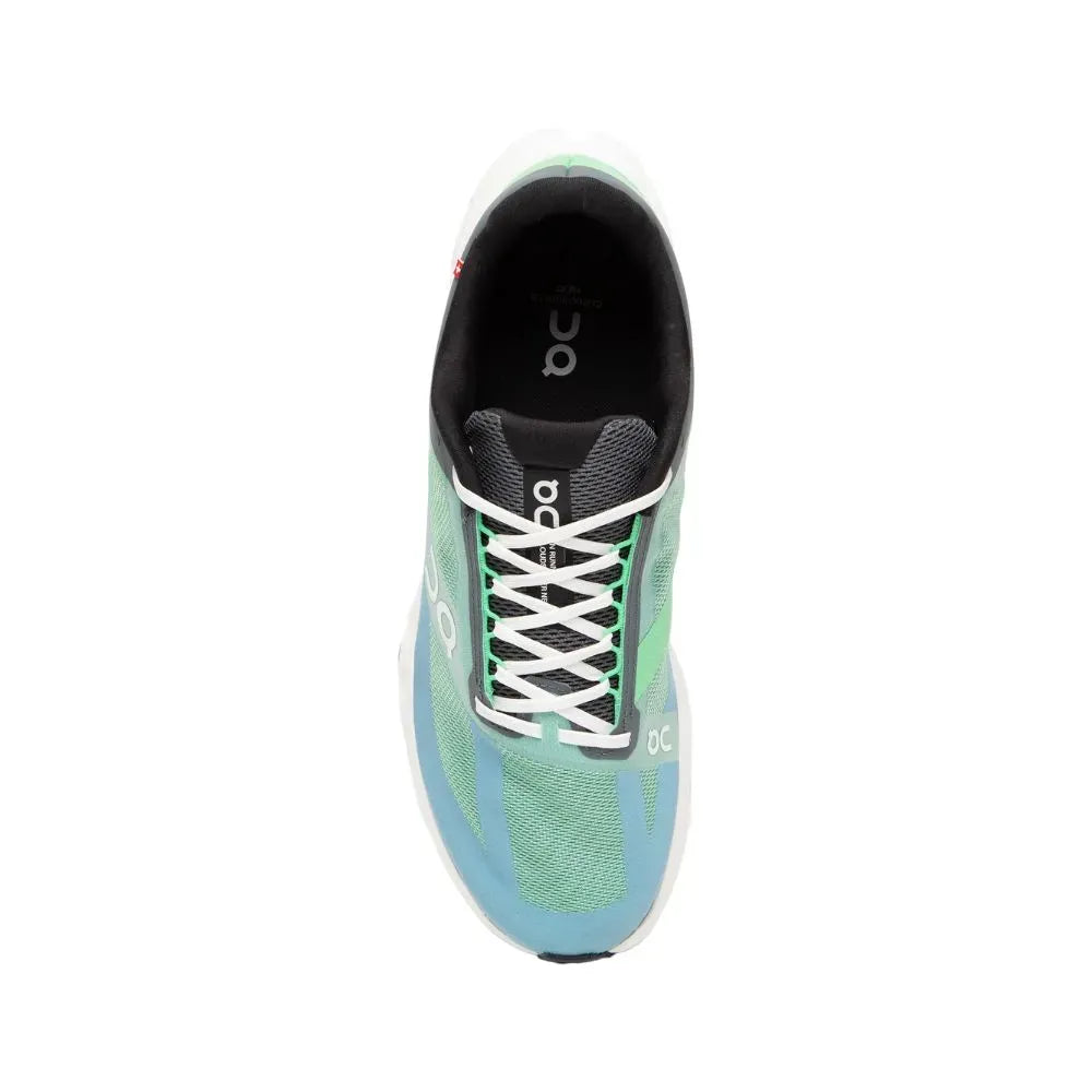 Tênis On Running Cloudsurfer Next M Honeydew Ivor Azul detalhe do material