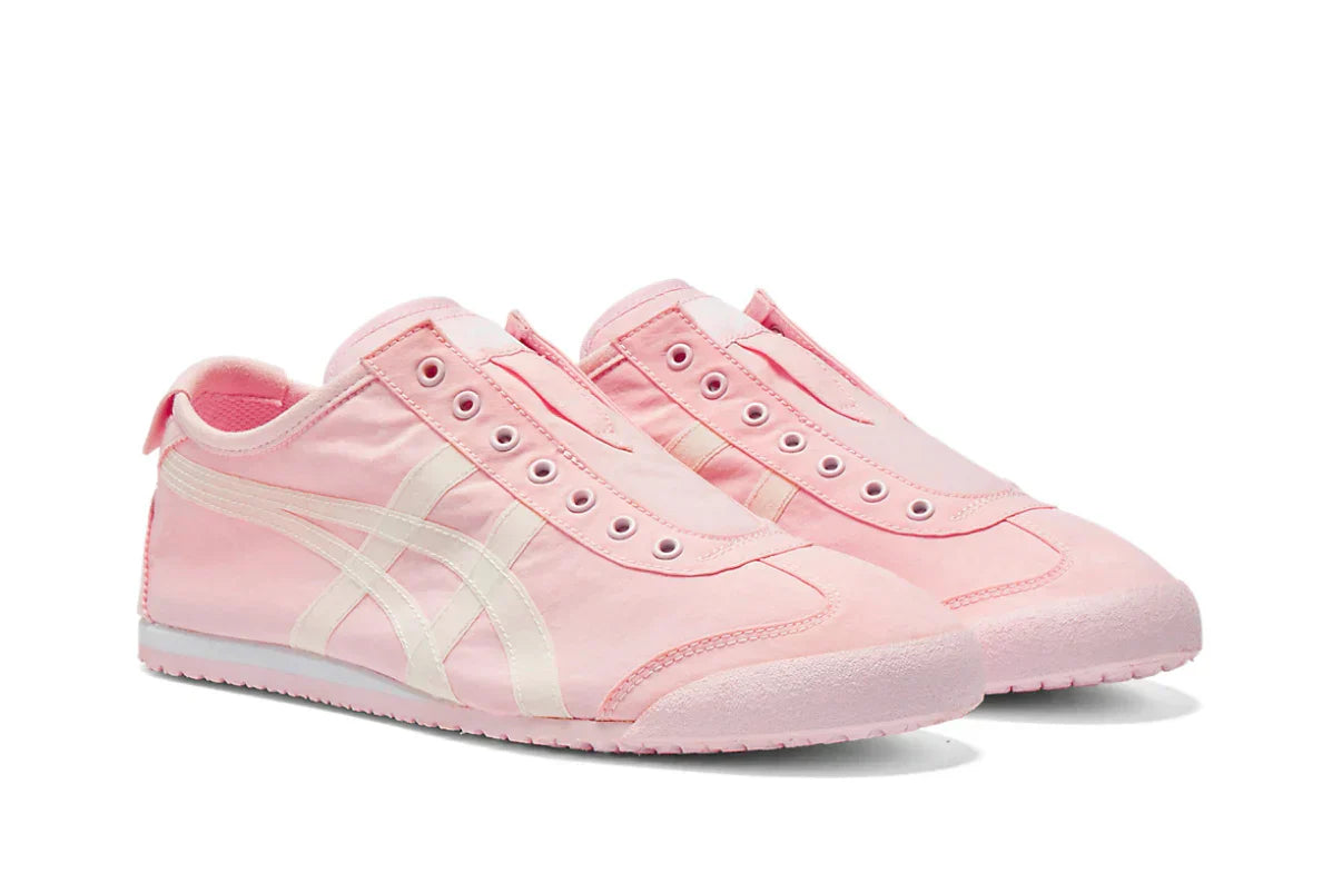 Tênis Onitsuka Tiger Mexico 66 Slip-On Pink Cream Rosa vista superior