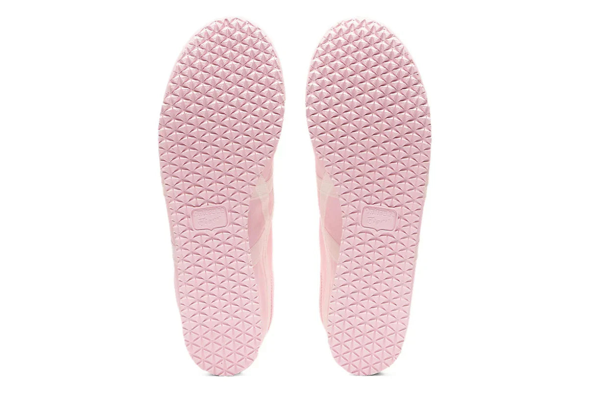 Tênis Onitsuka Tiger Mexico 66 Slip-On Pink Cream Rosa detalhe lateral