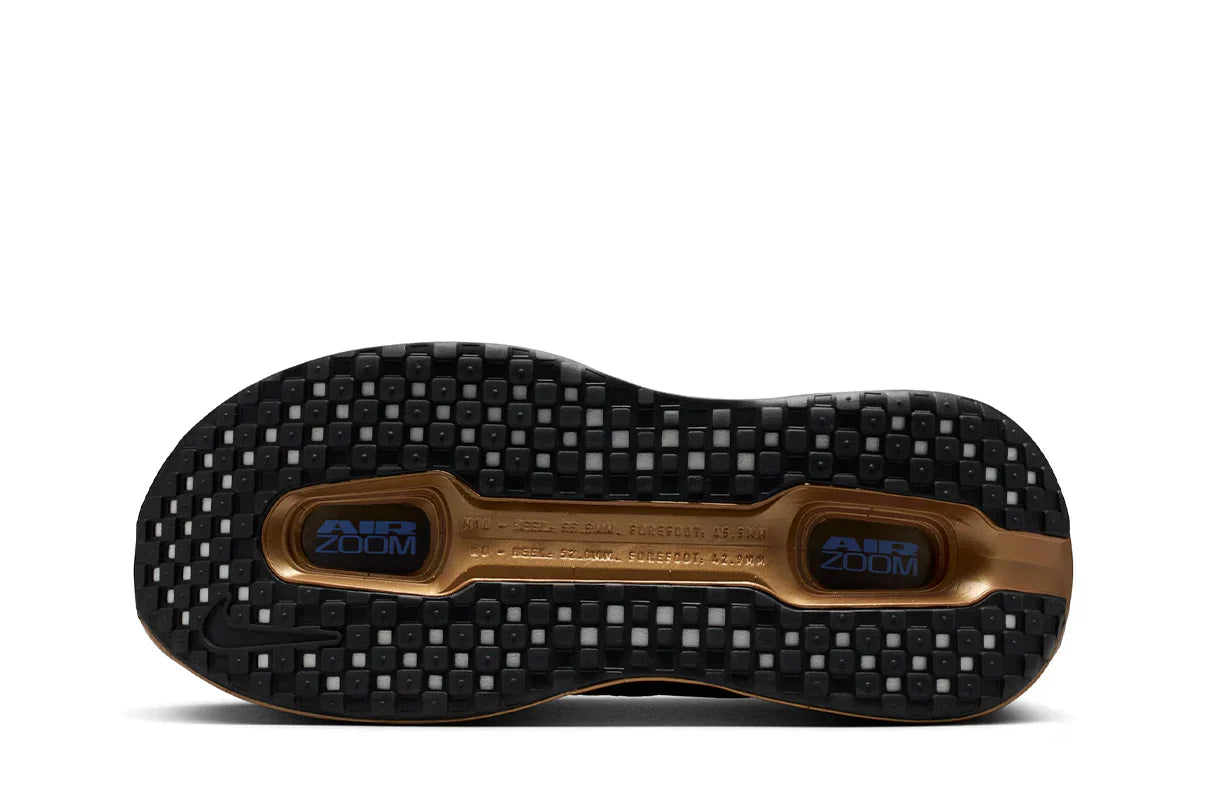 Tênis Nike Vomero Premium Flat Stout Marrom detalhe do material