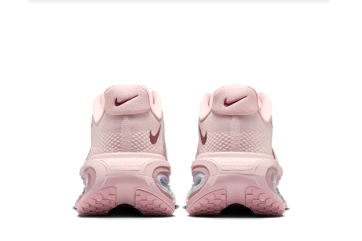 Tênis Nike Vomero Premium Particle Rose Burgundy Rosa detalhe do material