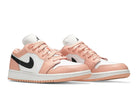 Tênis Air Jordan 1 Low GS Light Arctic Pink Rosa vista superior