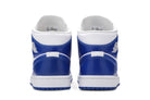 Tênis Nike Air Jordan 1 Mid Kentucky Blue Azul detalhe do solado