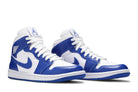 Tênis Nike Air Jordan 1 Mid Kentucky Blue Azul vista superior
