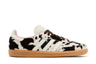Tênis Adidas Samba OG Cow Print Bege vista lateral