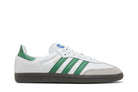 Tênis Adidas Samba OG Green Branco vista lateral