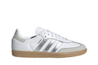 Tênis Adidas Samba Og Cloud White Silver Metallic Branco vista lateral