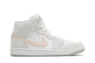 Tênis Air Jordan 1 Mid SE Light Iron Ore Cinza vista lateral