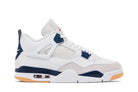 Tênis Air Jordan 4 x Retro SP Navy Branco vista lateral