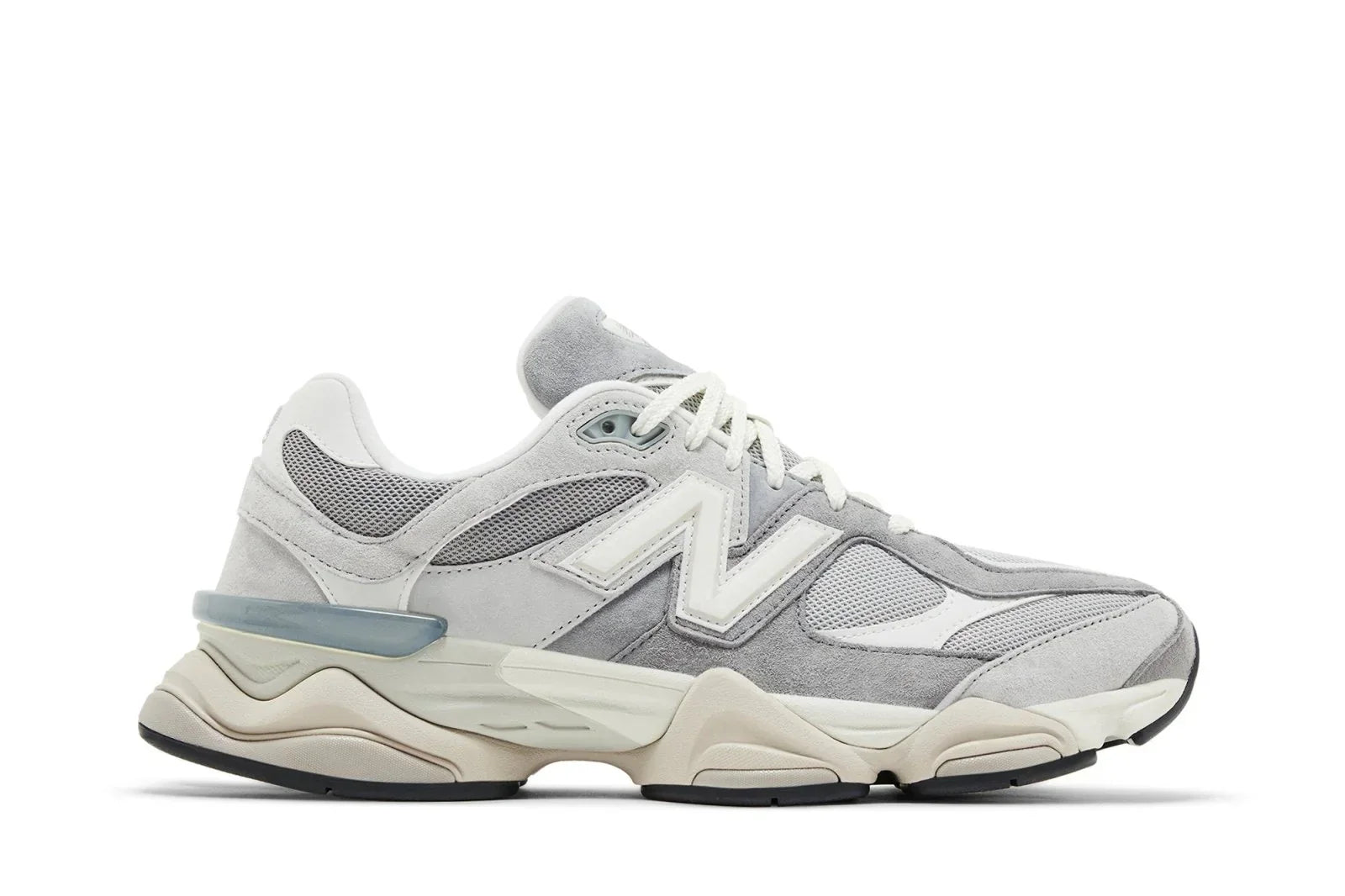 Tênis New Balance 9060 Slate Grey Cinza vista lateral