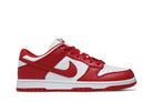 Tênis Nike Dunk Low University Red Vermelho vista lateral