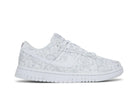 Tênis Nike Dunk Low White Paisley Branco vista lateral
