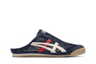 Tênis Onitsuka Tiger Mexico 66 Sabot Iron Navy Cream Azul vista lateral