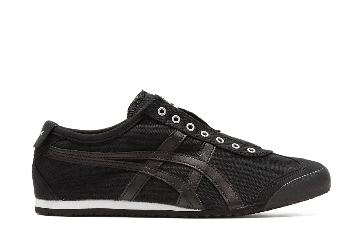 Tênis Onitsuka Tiger Mexico 66 Slip-On Black Preto vista lateral
