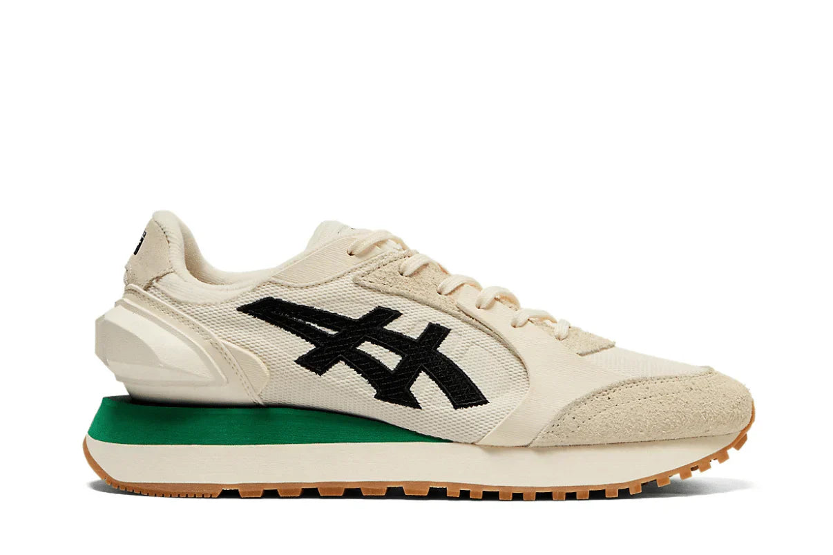 Tênis Onitsuka Tiger Moage CO Cream Black Bege vista lateral