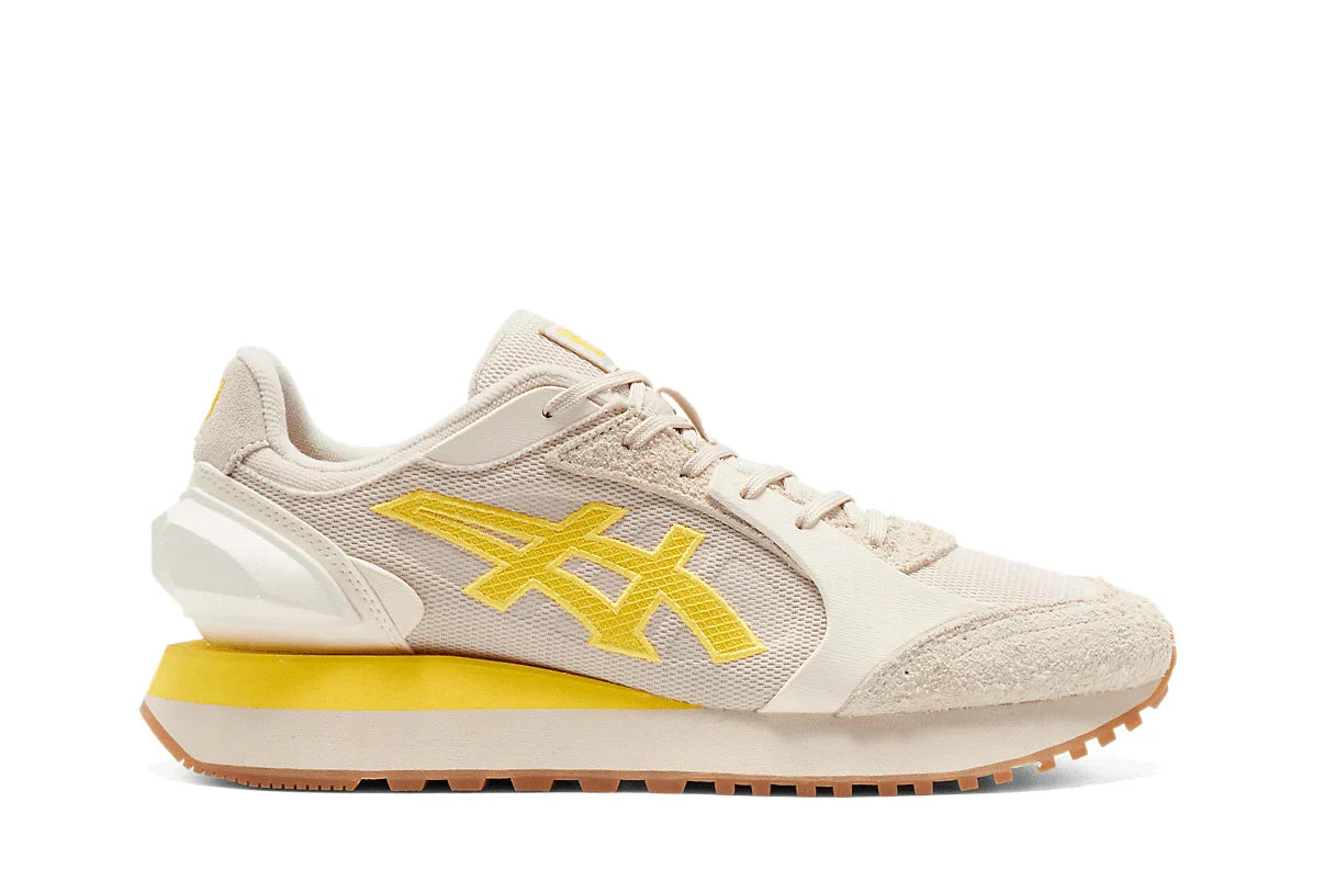 Tênis Onitsuka Tiger Moage Mineral Beige/Vibrant Yellow Bege vista lateral