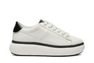 Tênis Onitsuka Tiger Otiger Court White/Black Branco vista lateral