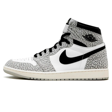 Tênis Air Jordan 1 High "White Cement" Cinza - DZ5485-052