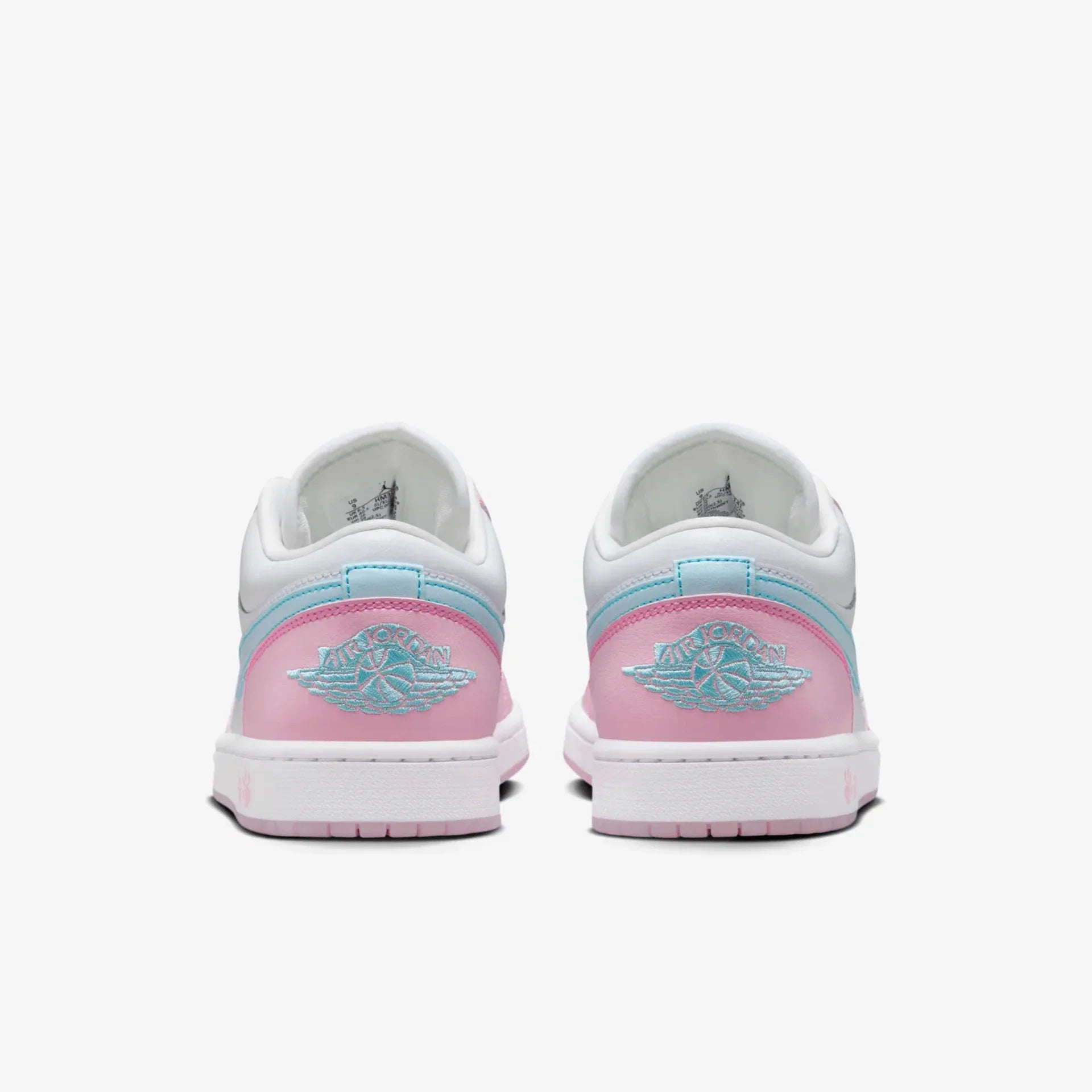 Tênis Air jordan 1 Low Feminino "Paw Print" Rosa - HM3706-141