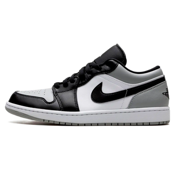Tênis Air jordan 1 Low Masculino "Shadow Toe" Cinza / Preto - 553558-052