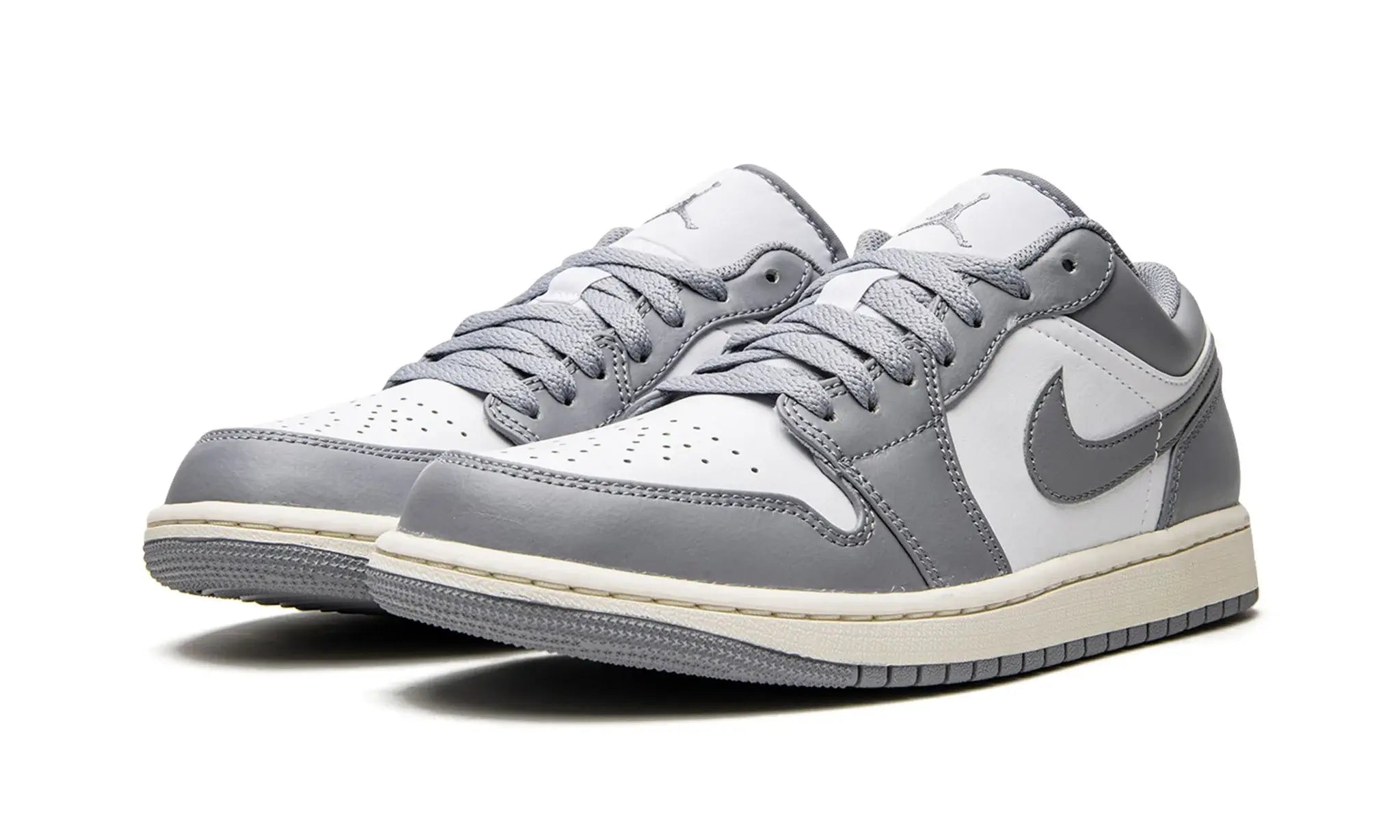 Tênis Air jordan 1 Low Masculino "Vintage Grey" Cinza / Branco - 553558-053