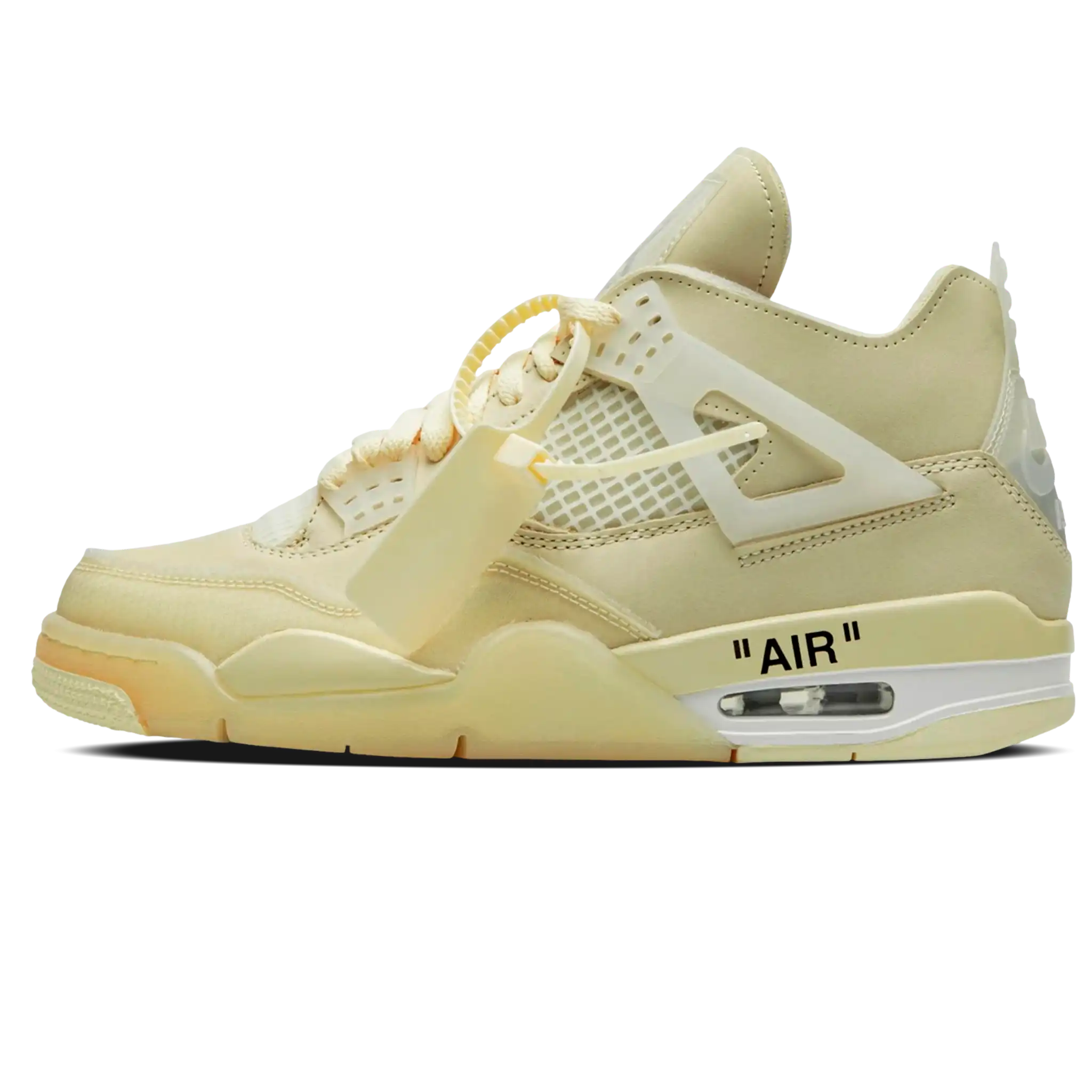 Tênis Air jordan 4 x Off-White "Sail" - CV9388-100