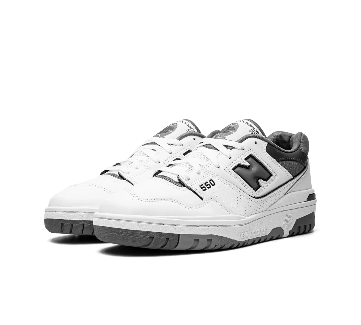 Tênis New Balance 550 'Dark Grey' Branco / Cinza - BB550WTG