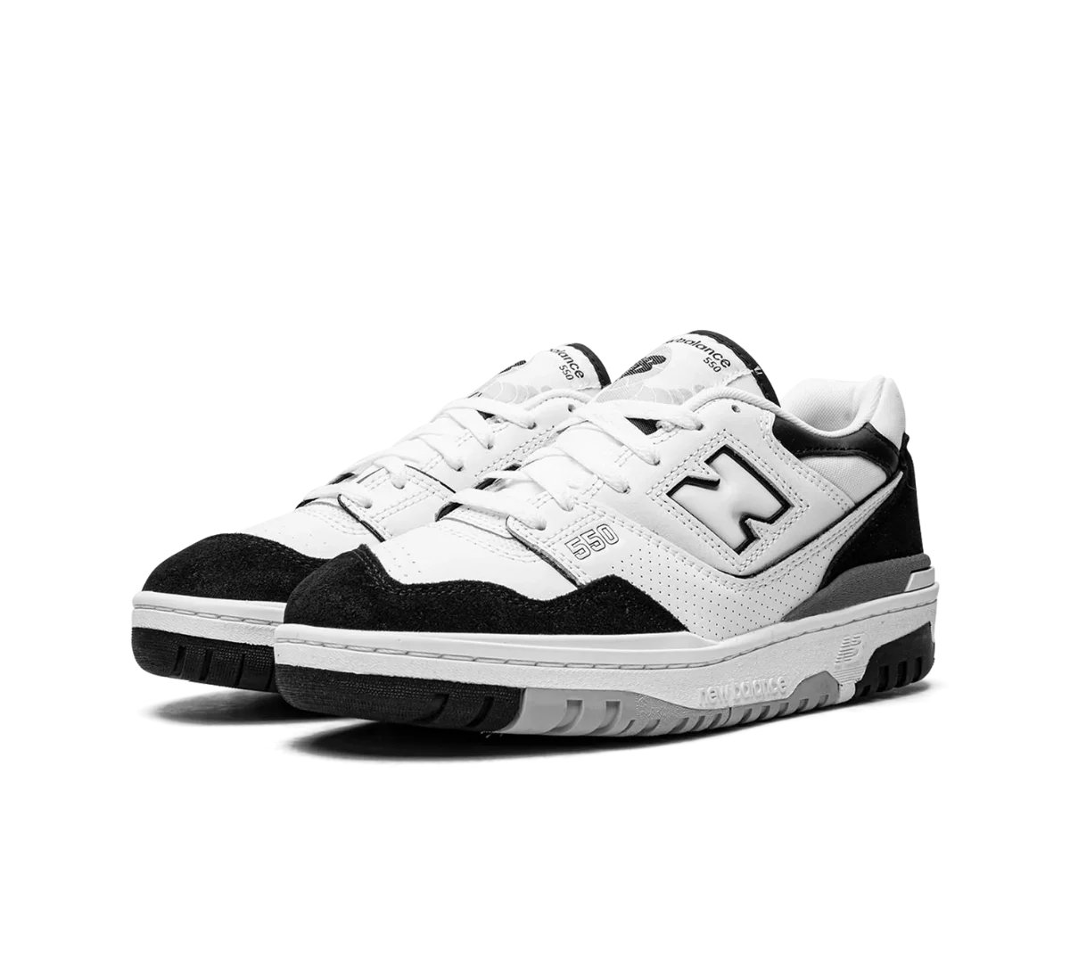 Tênis New Balance 550 'White Black Rain Cloud' Branco / Preto - BB550NCA